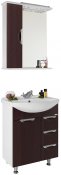 Водолей Мебель для ванной Лира 65 L с ящиками венге