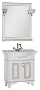 Aquanet Мебель для ванной Валенса 80 белый краколет/золото (182809)