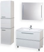 Акватон Мебель для ванной Турин 100 с серебристой панелью