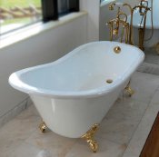 Magliezza Чугунная ванна Gracia 170x76 (ножки золото)