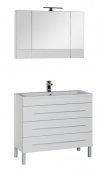 Aquanet Мебель для ванной Верона 100 белая напольная (230322)