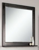 Акватон Зеркало для ванной Жерона 85 черное серебро