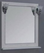 Акватон Зеркало для ванной &quot;Жерона 85&quot; белое серебро